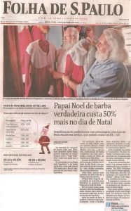 Cia do Bafafá - Papai Noel - Folha de São Paulo