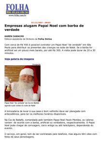 Cia do Bafafá - Papai Noel - Folha de São Paulo